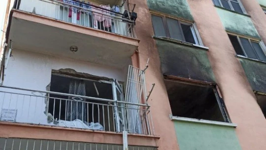 Apartman dairesinde patlama: 1 yaralı