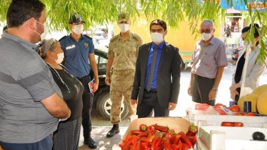 Arguvan'da korona denetimi