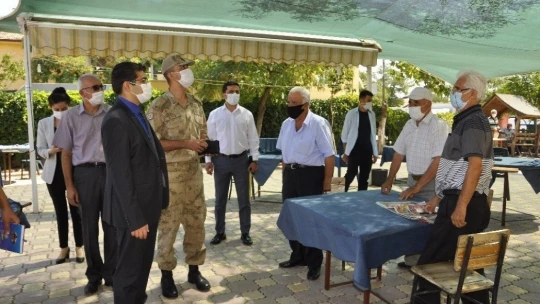 Arguvan'da korona denetimleri sıklaştırıldı