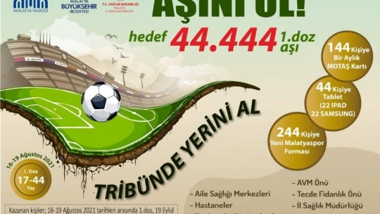 Aşı ol hediyeyi kap