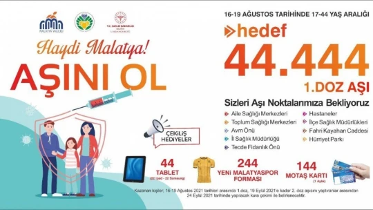 Aşı ol hediyeyi kap