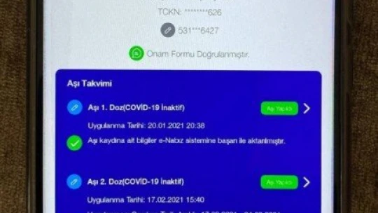 Asırlık çınar Hanife Nine de Covid-19 aşısı oldu