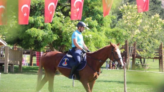 Atlı jandarma timleri iş başında