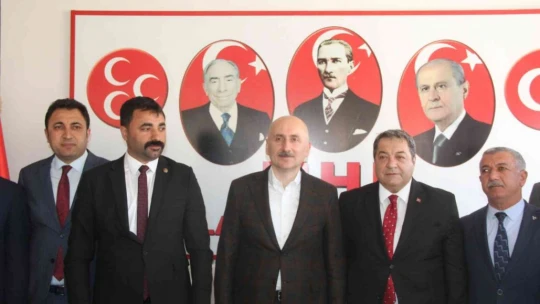 Bakan Karaismailoğlu'ndan AK Parti ve MHP İl Başkanlıklarına ziyaret