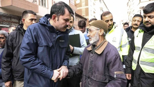 Bakan Kurum'dan videolu 'Elazığ depremi' mesajı