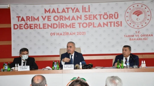 Bakan Yardımcısı Tunç, kuraklığa işaret etti