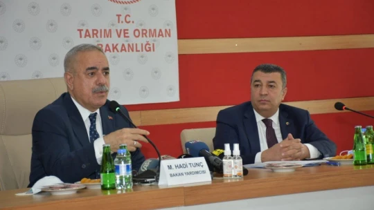 Bakan Yardımcısı Tunç, kuraklığa işaret etti