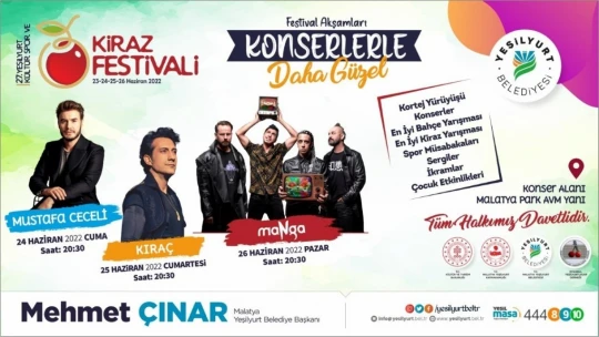 Başkan Çınar'dan kiraz festivali daveti