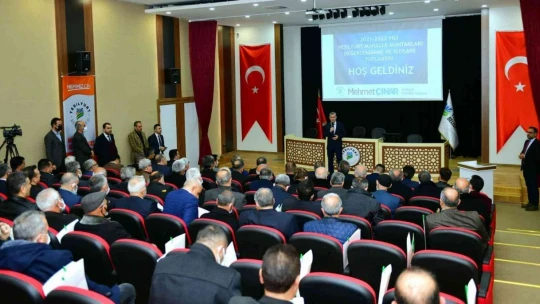 Başkan Çınar, muhtarlarla bir araya geldi