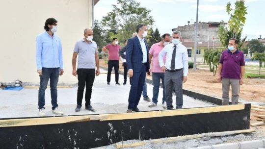 Başkan Çınar, Yeşiltepe'de çalışmaları inceledi