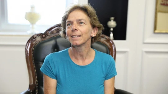 Başkan Güder, Arslantepe kazı heyeti başkanı Restelli'yi konuk etti