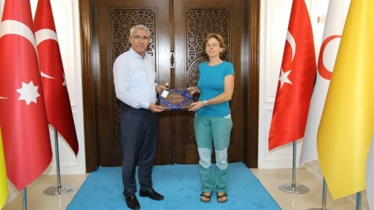 Başkan Güder, Arslantepe kazı heyeti başkanı Restelli'yi konuk etti