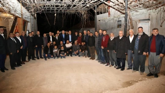 Başkan Güder ve Milletvekili Çakır Alişar Mahalle sakinlerini dinledi