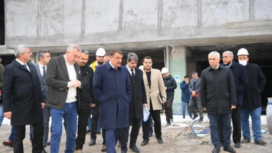 Başkan Gürkan, 200 milyon TL'lik yatırımın yapıldığı alanda incelemede bulundu