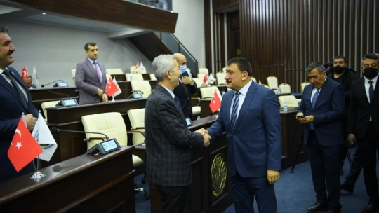 Başkan Gürkan, Arapgir heyetini kabul etti