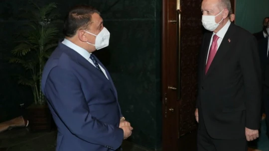 Başkan Gürkan, Cumhurbaşkanı Erdoğan ile görüştü