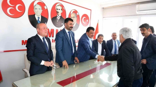 Başkan Gürkan'dan MHP ziyareti