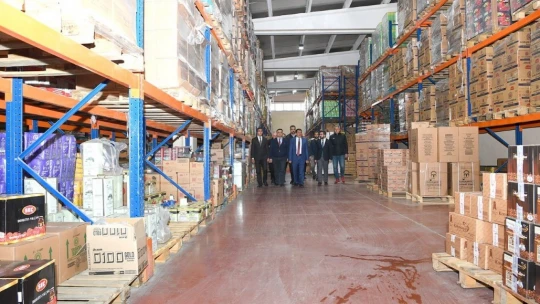 Başkan Gürkan, Esenlik depolarında incelemelerde bulundu