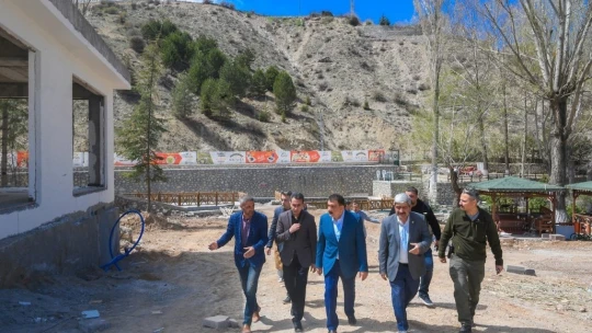 Başkan Gürkan, Horata mesire alanında inceleme yaptı