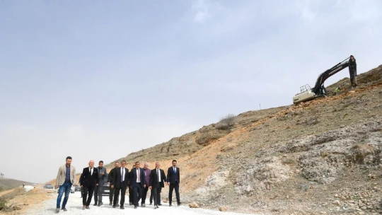 Başkan Gürkan, kanalizasyon batı kolektörü çalışmalarını inceledi