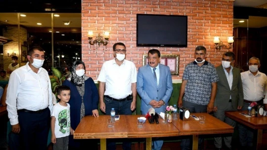 Başkan Gürkan, şehit ve gazi aileleriyle buluştu