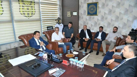 Başkan Gürkan ve Vali Şahin'den Yeni Malatyaspor'a hayırlı olsun ziyareti