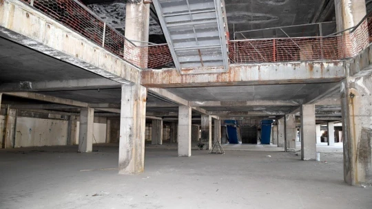 Başkan Gürkan, YİMPAŞ binasındaki çalışmaları inceledi