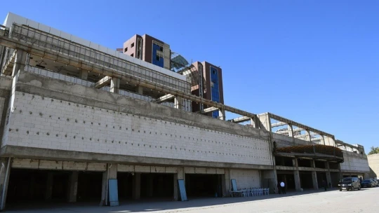 Başkan Gürkan, YİMPAŞ binasındaki çalışmaları inceledi