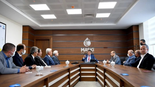 Başkan Gürkan, ziraat oda başkanlarıyla bir araya geldi