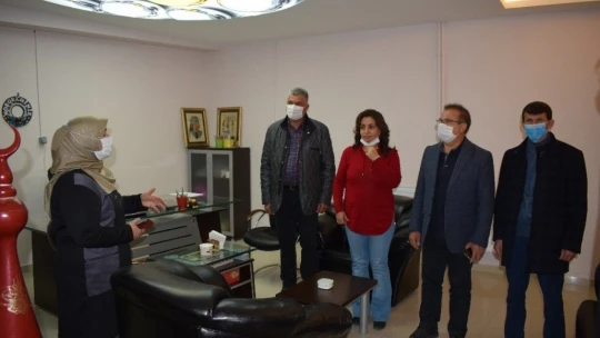 Başkan Kazgan'dan esnaf ziyareti