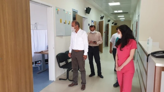 Başkan Kızıldaş, yeni sağlık merkezini inceledi