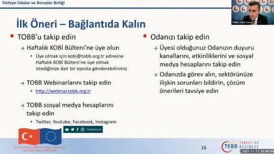 Başkan Sadıkoğlu: 'Malatya'nın en büyük ihracat pazarı AB ülkeleri'
