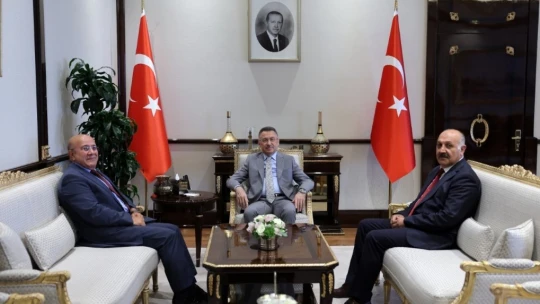 Başkan Zelyurt'dan, Cumhurbaşkanı Yardımcısı Oktay'a ziyaret