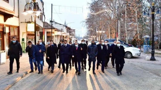 Başkanlar Çırmıhtı'daki restorasyon projelerini inceledi