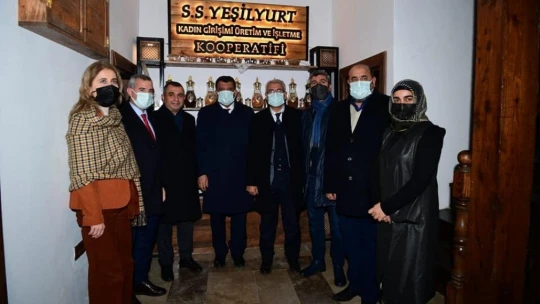 Başkanlar Çırmıhtı'daki restorasyon projelerini inceledi