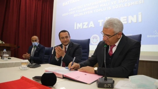 Battalgazi Belediyesi'nden personeline toplu sözleşme müjdesi