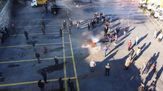 Battalgazi Belediyesi'nden personeline yangın tatbikatı