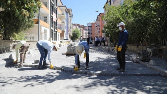 Battalgazi'de cadde ve sokaklar yenileniyor