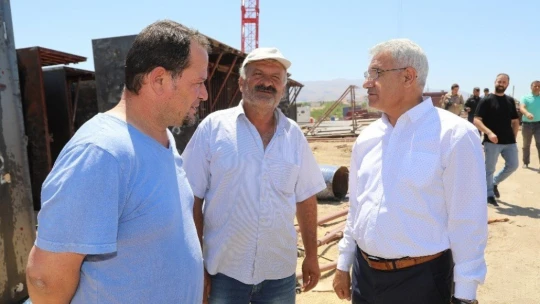 Battalgazi'de deprem konutlarının inşaat çalışmaları başladı