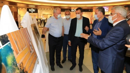 Battalgazi'de dereceye giren resimler sergilendi
