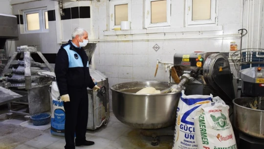 Battalgazi'de fırınlara gramaj ve hijyen denetimi