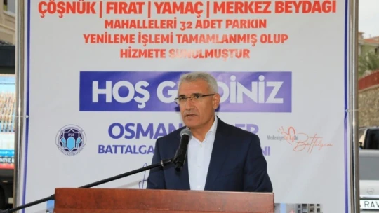 Battalgazi'de revize edilen 32 park hizmete sunuldu