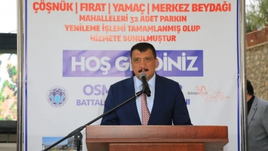 Battalgazi'de revize edilen 32 park hizmete sunuldu