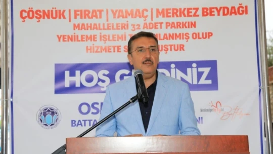 Battalgazi'de revize edilen 32 park hizmete sunuldu