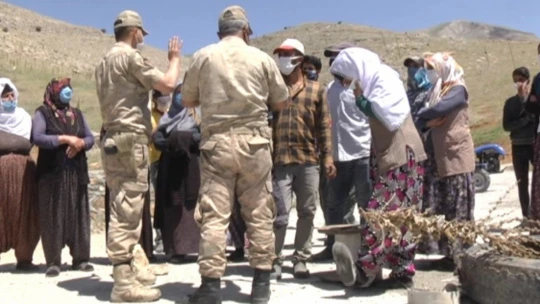 Battalgazi'de taş ocağı tepkisi