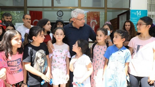 Battalgazi'deki yüzme kursu yoğun ilgi görüyor