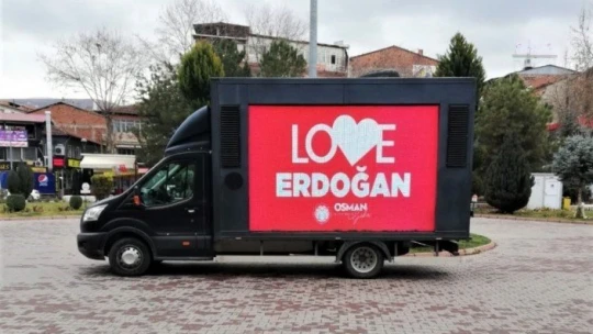 Battalgazi'den New York'a 'Canımız Erdoğan'lı cevap