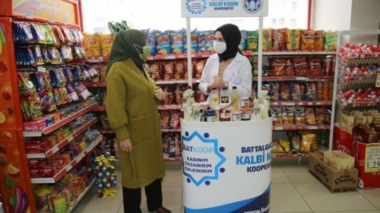 Battalgazi'nin kalbi kadın kooperatifinden büyük adım