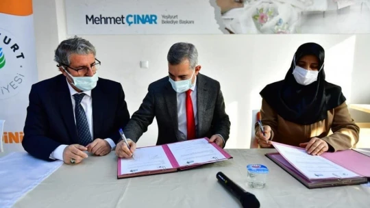 Bayanların istihdamına yönelik tekstil kursu açıldı