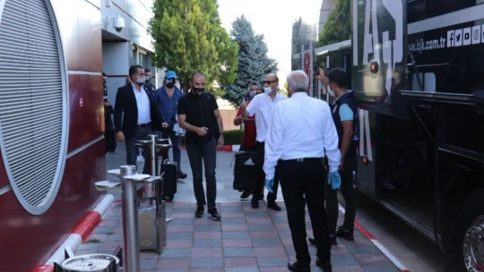 Beşiktaş kafilesi Malatya'ya geldi